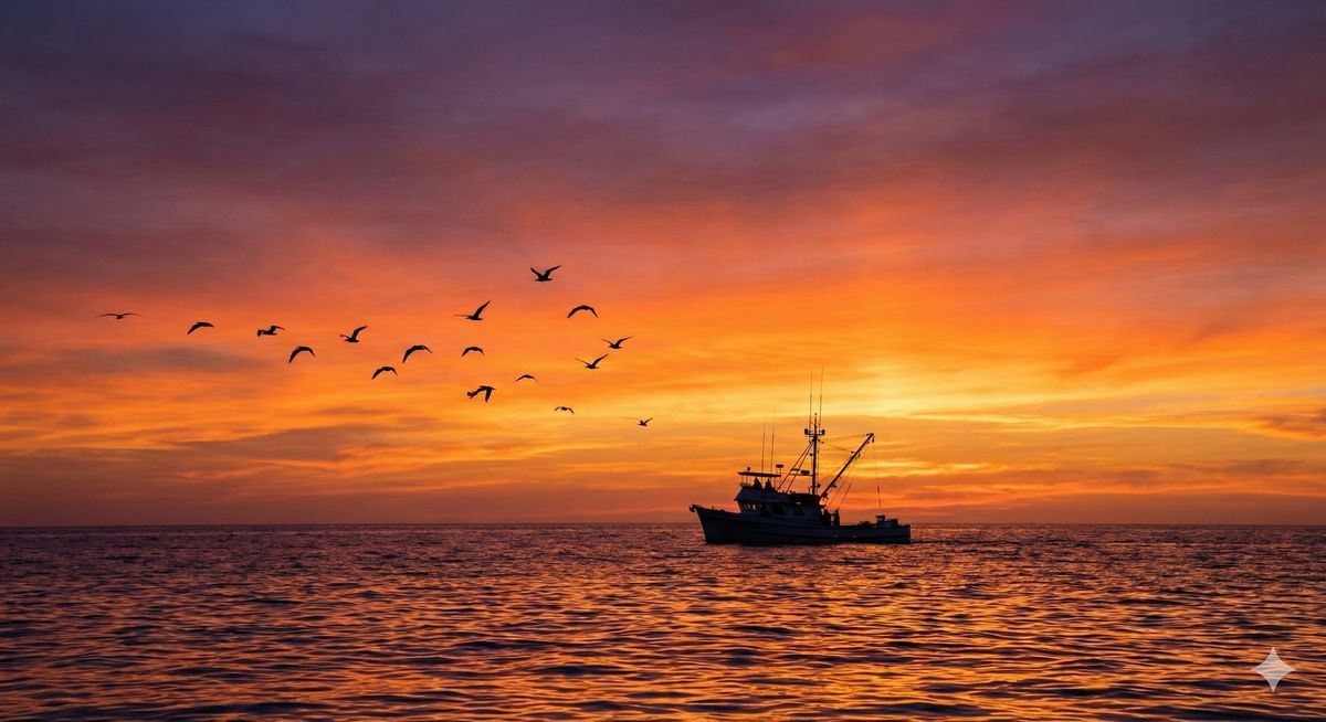Atardecer en el Golfo de Papagayo